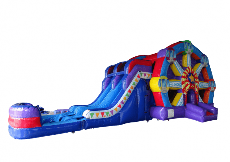 Ferris Wheel Carnival Bounce House Slide Combo