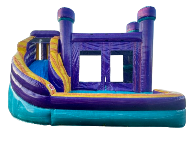 Marble Curve Bounce Slide Combo