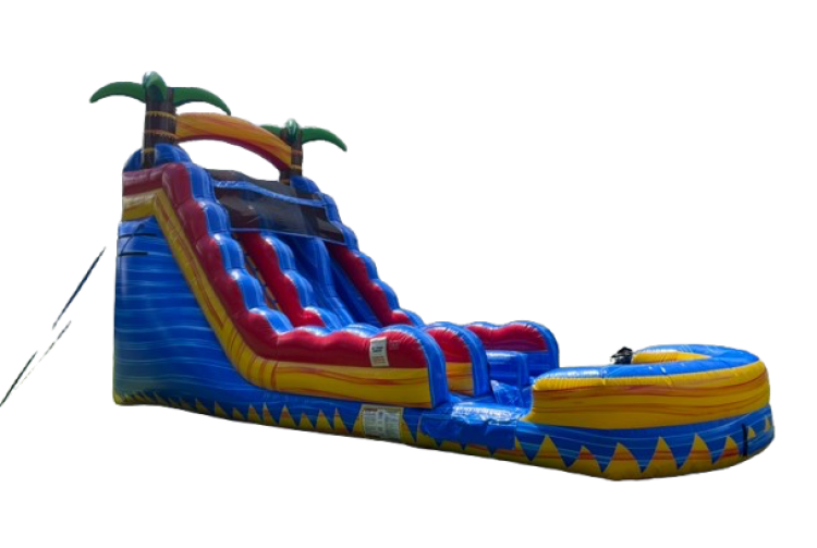 Tropical Inferno Dual Lane Slide